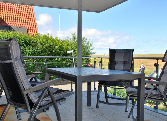 Beachhouse, Dünenweg 25, Cuxhaven- Duhnen, Balkon