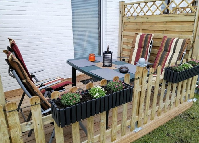 FEWO Turf Watt, Hamburger Straße 30, 27476 Cuxhaven Sahlenburg, Terrasse 
