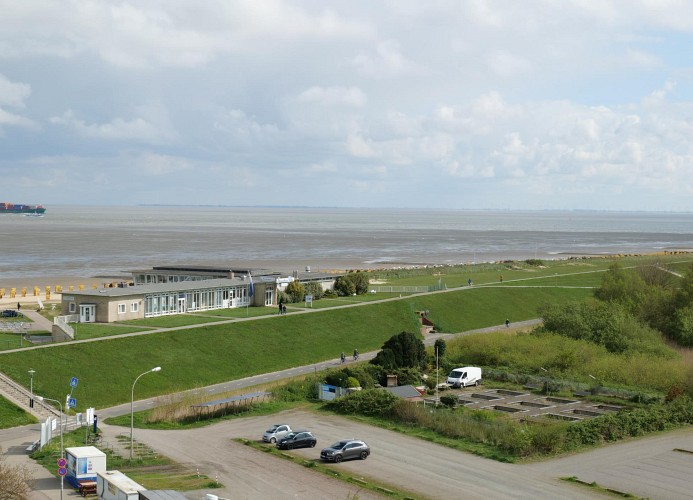 Haus Atlantic Whg. 710, Strandhausallee 29, 27476 Cuxhaven Döse, Aussicht 