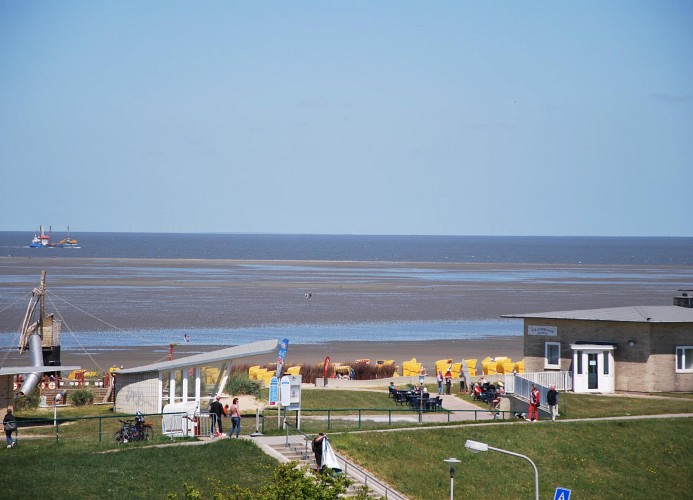 Haus Atlantic Whg.507, Strandhausallee 29, Cuxhaven-Döse, Seesicht