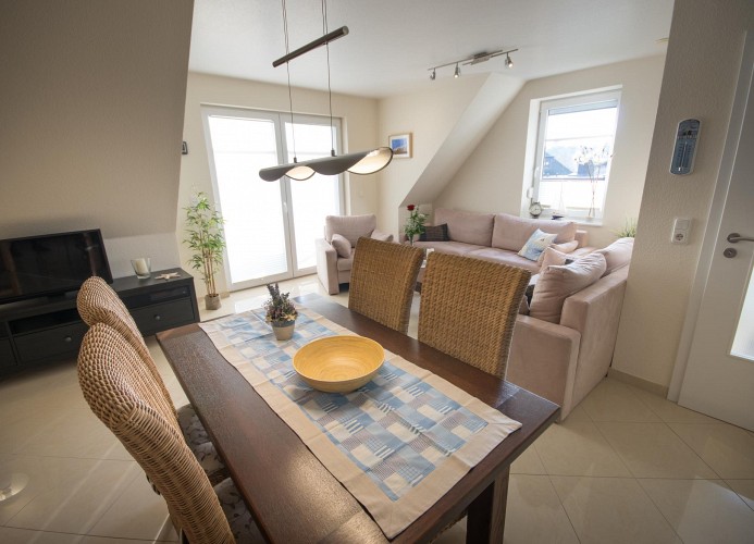 Meer und mehr, Butendieksweg 90c, 27476 Cuxhaven Sahlenburg, Essbereich