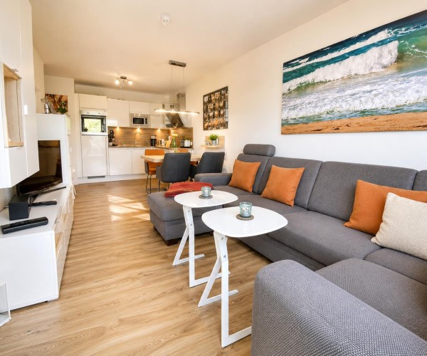 Residenz Windjammer, Dünenweg 6, Whg. 2 , mit 2 Duschbädern und Strandkorb auf Terrasse, Cuxhaven- Duhnen