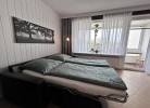 Haus Atlantic Whg.001, Strandhausallee 29, 27476 Cuxhaen Döse, Schlafsofa Wohnzimmer 