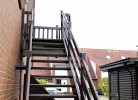 Wald und Meer, Hannoversche Str. 15A OG, 27476 Cuxhaven- Sahlenburg, Treppe zum Eingang 