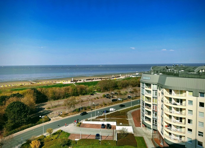 Stranhochhaus Döse, Seesicht, 9 Etage, Nordfeldstr. 24, Cuxhaven- Döse
