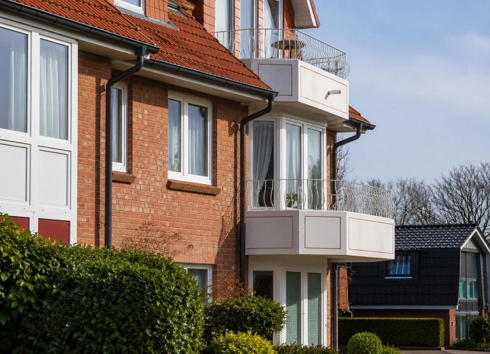 Haus Nordseeperle Whg. 5, Möwennest, Dünenweg 15, Cuxhaven-Duhnen, Seesicht