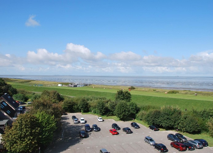 Haus Atlantic Whg. 601, Strandhausallee 29, Cuxhaven-Döse, Seesicht