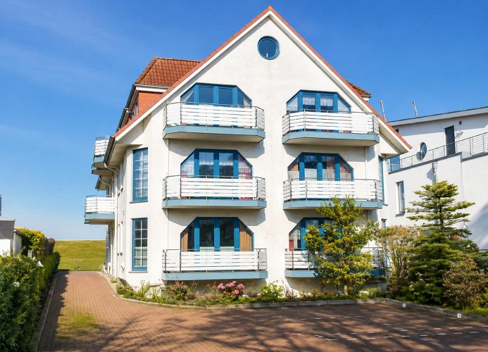 Haus Dünenglück, Dünenweg 23, Whg.23, 1.OG Teil- Seesicht, Cuxhaven- Duhnen