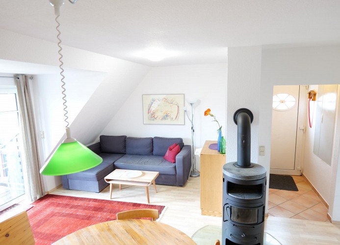 Wald und Meer, Hannoversche Str. 15A OG, 27476 Cuxhaven- Sahlenburg,Wohnzimmer ansicht 