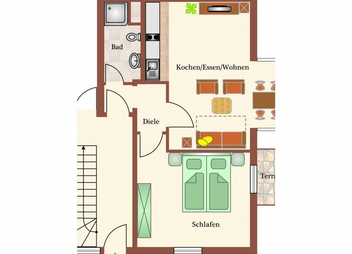 Haus Elbstrom, Whg.23 , Strandstr. 63c,  Cuxhaven- Döse