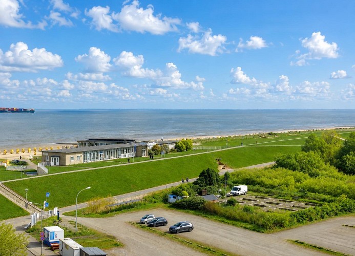 Haus Atlantic Whg. 710, Strandhausallee 29, 27476 Cuxhaven Döse, Seesicht