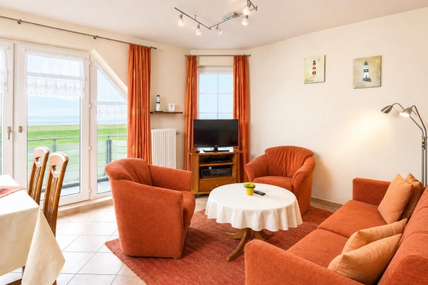 Haus Dünenglück, Dünenweg 23, Whg.22, 1.OG Panorama- Seesicht