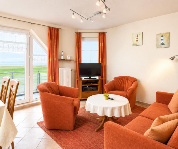 Haus Dünenglück, Dünenweg 23, Whg.22, 1.OG Panorama- Seesicht, Cuxhaven- Duhnen