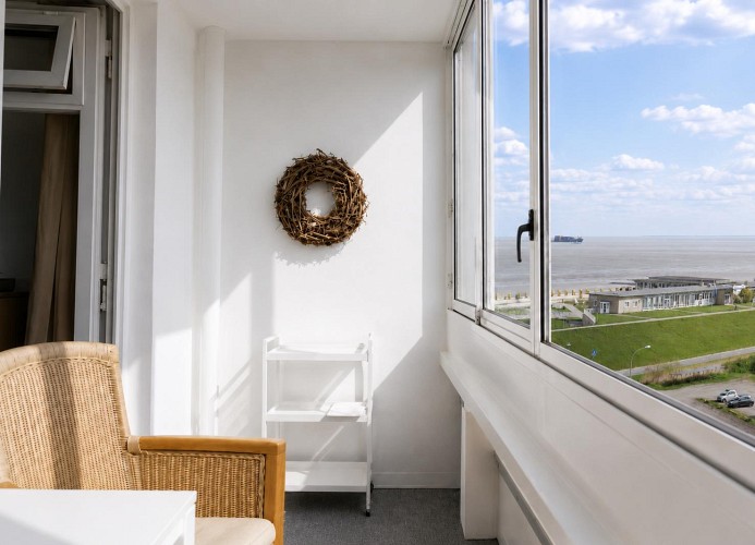 Haus Atlantic Whg. 710, Strandhausallee 29, 27476 Cuxhaven Döse, Seesicht