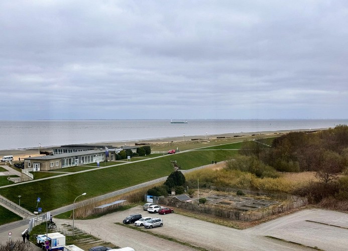 Haus Atlantic Whg. 708, Strandhausallee 29, Cuxhaven-Döse, Seesicht