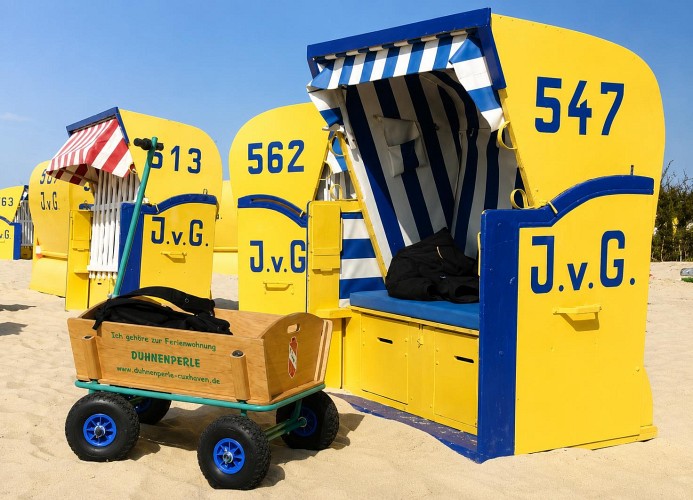 Duhnenperle, Wehrbergsweg 26, inkl. Strandkorb, Cuxhaven- Duhnen