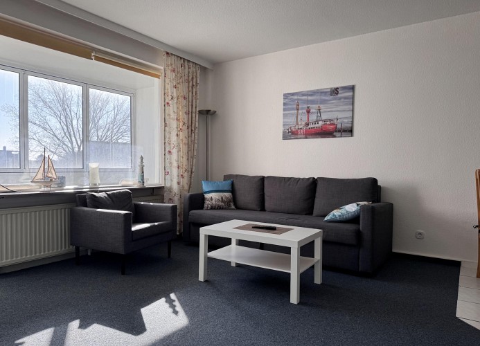 Haus Atlantic Whg. 212, Strandhausallee 29, Cuxhaven-Döse, Seesicht