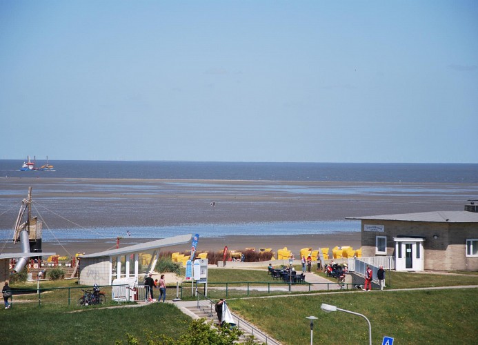 Haus Atlantic Whg. 212, Strandhausallee 29, Cuxhaven-Döse, Seesicht
