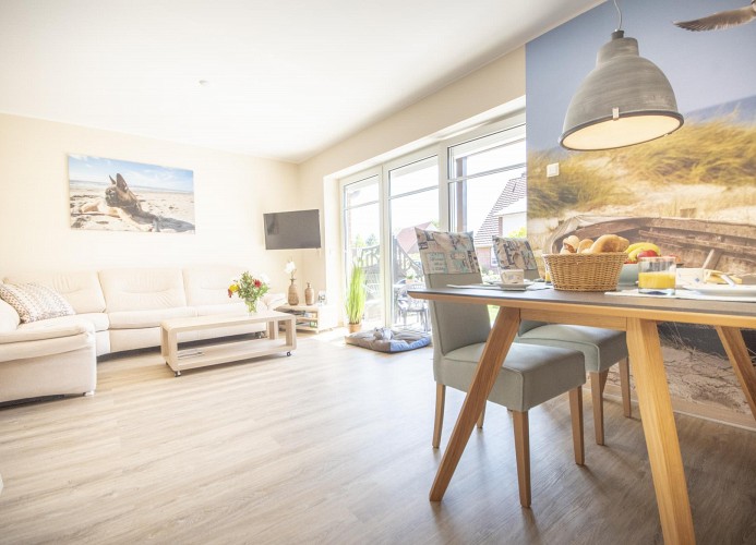 Hund und Meer, Hannoversche Straße 17 EG, 27476 Cuxhaven- Sahlenburg, Wohn/Essbereich