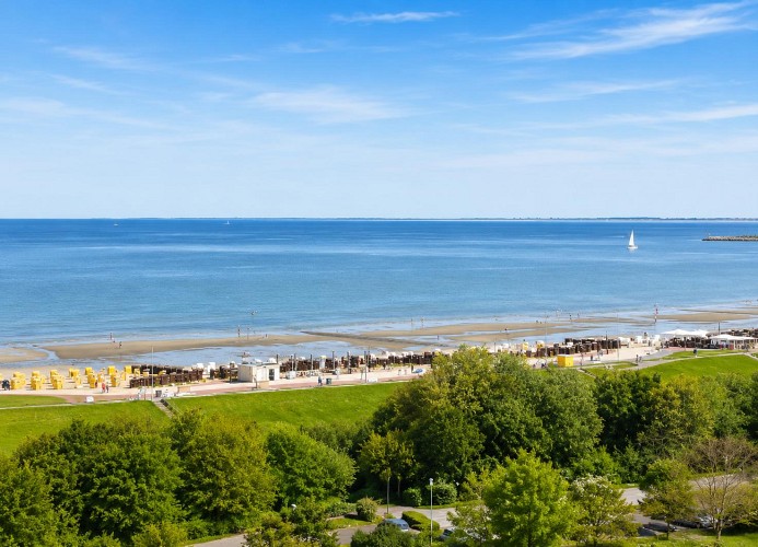 Stranhochhaus Döse, Seesicht, 9 Etage, Nordfeldstr. 24, Cuxhaven- Döse