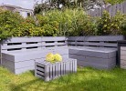 Ebbe und Flut, Hannoversche Straße 17 OG, 27476 Cuxhaven- Sahlenburg, Sitzecke (Garten)