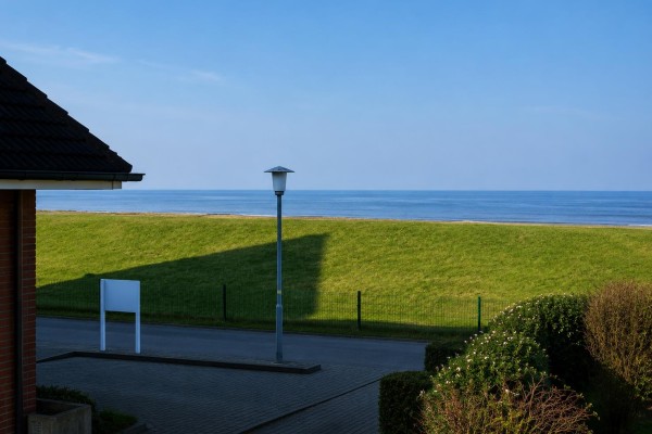 Haus Nordseeperle Whg. 5, Möwennest, Dünenweg 15, Cuxhaven-Duhnen, Seesicht