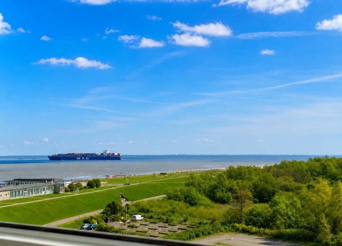Haus Atlantic Whg. 710, Strandhausallee 29, 27476 Cuxhaven Döse, Seesicht