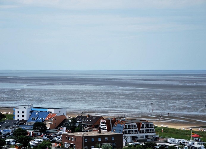 Frische Brise 15.01. Seesicht, Cuxhaven- Sahlenburg inkl. Strandkorb Mai-Sep.