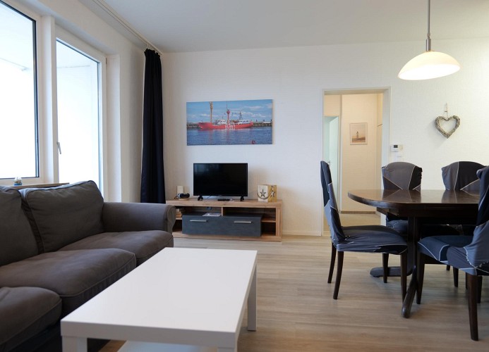 Haus Atlantic Whg.601, Strandhausallee 29, Cuxhaven-Döse, Seesicht