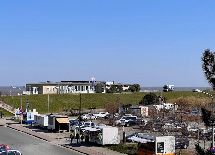 Haus Atlantic Whg. 212, Strandhausallee 29, Cuxhaven-Döse, Seesicht