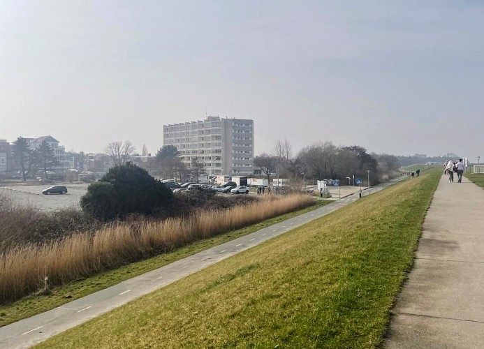 Haus Atlantic Whg.507, Strandhausallee 29, Cuxhaven-Döse, Seesicht