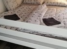 FEWO Kliff Watt Nr. 4, Hamburgerstr. 30, 27476 Cuxhaven Sahlenburg, Wohnzimmer Hochbetten 1,60x2,00