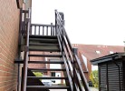 Wald und Meer, Hannoversche Str. 15A OG, 27476 Cuxhaven- Sahlenburg, Treppe zum Eingang 