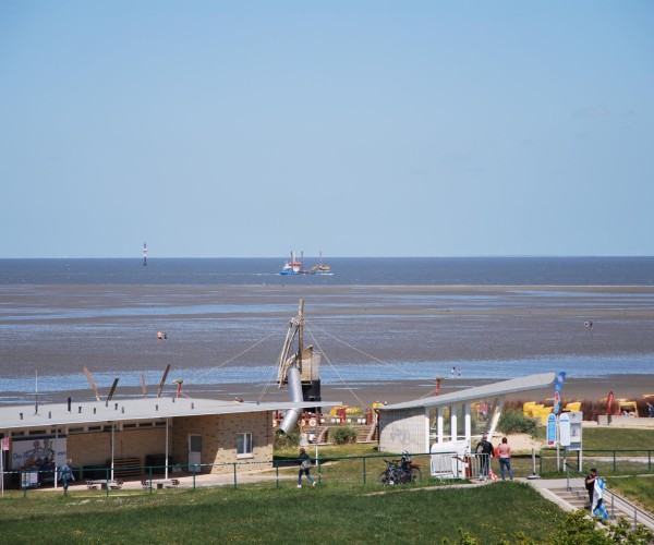 Haus Atlantic Whg.507, Strandhausallee 29, Cuxhaven-Döse, Seesicht