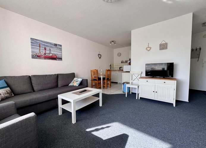 Haus Atlantic Whg. 212, Strandhausallee 29, Cuxhaven-Döse, Seesicht