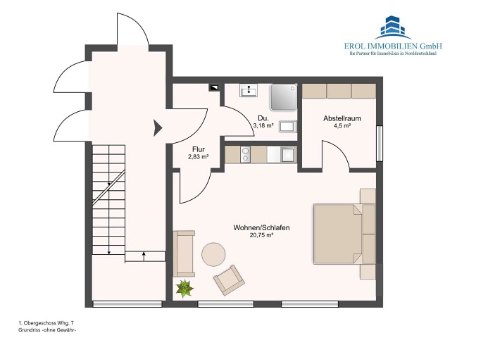 Haus Najade, kleine Wohlfühloase Whg. 7, Pastoratsweg 17, 27476 Cuxhaven Döse