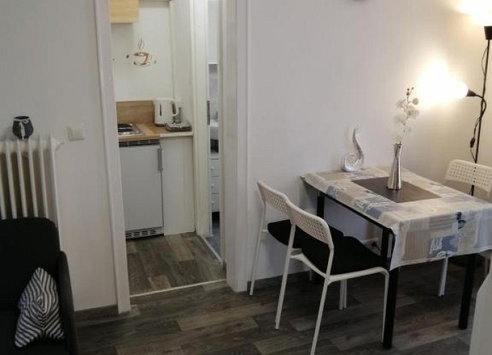 Fewo Kutsch Hamburger Straße 30, 27476 Cuxhaven Sahlenburg, Wohnzimmer Essbereich 